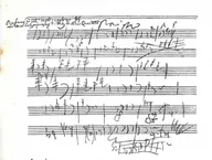 Handschrift van Ludwig van Beethoven